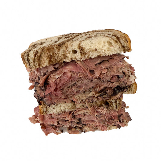 One Pounder Pastrami Sandwich (with chips and pickle)